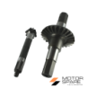 Coppia Conica Pignone Corona Asse Motozappa Brumi Rekord Denti 8 26 Esagono 30mm