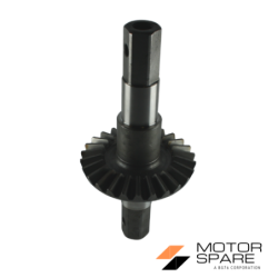Coppia Conica Pignone Corona Asse Motozappa Brumi Rekord Denti 8 26 Esagono 30mm