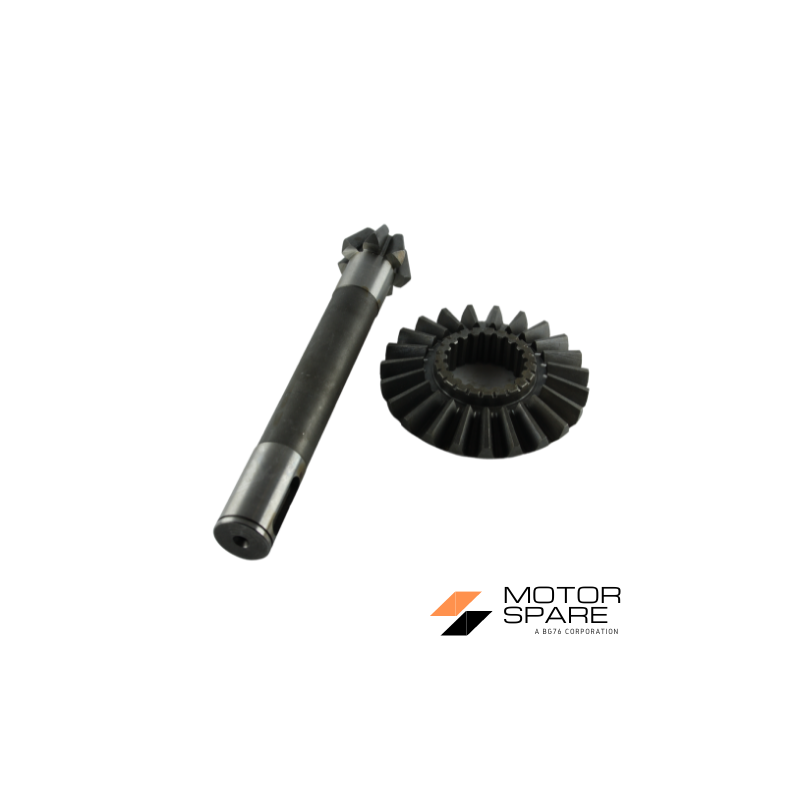 Coppia Conica Pignone Corona Motozappa Grifo 22 Denti 7 23