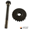 Coppia Conica Pignone Corona Motozappa MAG Z80 Denti 8 23