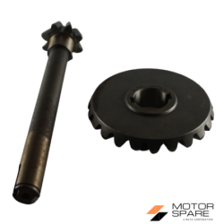 Coppia Conica Pignone Corona Motozappa MAG Z80 Denti 8 23