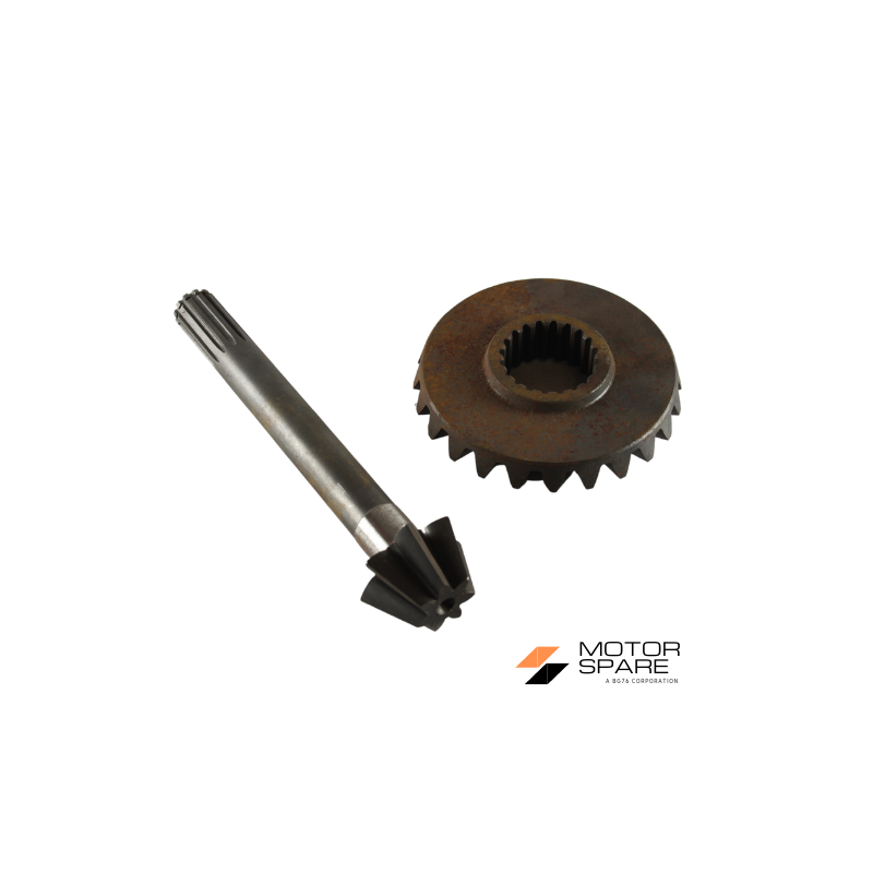 Coppia Conica Pignone Corona Motozappa MAG GL Denti 7 24