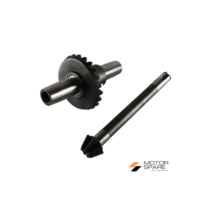 Coppia Conica Pignone Corona Albero Asse Porta Fresa Motozappa MAG J52