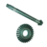 Coppia Conica Inferiore Pignone Corona Motozappa SEP 138 Vecchio tipo Denti 8 29