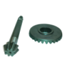 Coppia Conica Inferiore Pignone Corona Motozappa SEP 138 Vecchio tipo Denti 8 29