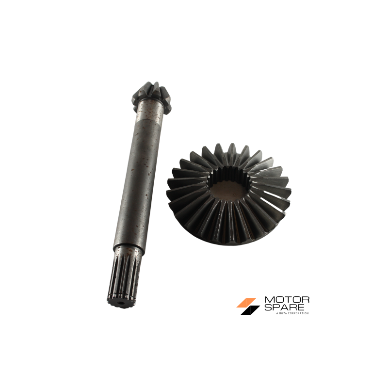 Coppia Conica Inferiore Pignone Corona Motoagricola SEP 138 Denti 8 25