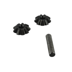 KIT X2 Satellite Differenziale Alberino Perno Motocoltivatore Super Special Goldoni Denti 9 Rif. Orig. 130-5588 20002-20003