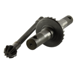 Coppia Conica Inferiore Pignone Corona Albero Asse Inferiore Liscio Motocoltivatore Goldoni Fresa 21 Rif. Orig. 4899+21.02679