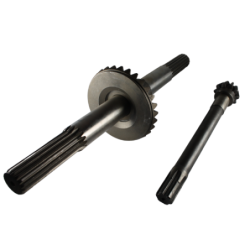 Coppia Conicapignone Corona Albero Asse Motocoltivatore Goldoni Denti 10 34 Fresa 50 con Battente