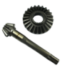 Coppia Conica Pignone Corona Motocoltivatore Valpadana VMC150 Denti 9 24
