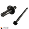 Coppia Conica Pignone Corona Albero Asse Integrale Motocoltivatore Pasquali 598 Denti 9 26