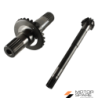 Coppia Conica Pignone Corona Albero Asse Integrale Motocoltivatore Pasquali 598 Denti 9 26