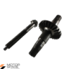 Coppia Conica Pignone Corona Albero Asse Integrale Motocoltivatore Carrarino Denti 8 25