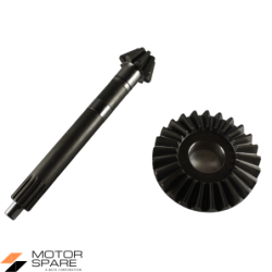 Coppia Conica Pignone Corona Motocoltivatore Carrarino Denti 8 25