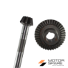 Coppia Conica Pignone Corona Motocoltivatore Agria 1900 3800 Denti 10 38