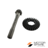 Coppia Conica Inferiore Pignone Corona Motozappa Barbieri Condor Esagono 35mm Denti 9 27 Rif. Orig. 04062-01011