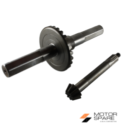 Coppia Conica Pignone Corona Albero Asse Sottochioma Muletto Motozappa Brumi Denti 8 26 Esagono 32mm