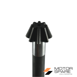 Coppia Conica Pignone Corona Asse Motozappa Brumi Rekord Denti 8 26 Esagono 30mm