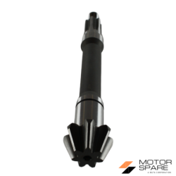 Coppia Conica Pignone Corona Albero Asse Integrale Nuovo tipo Motozappa Brumi Simplex Denti 7 23 Esagono 30mm