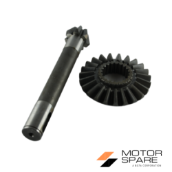 Coppia Conica Pignone Corona Motozappa Grifo 22 Denti 7 23