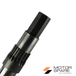 Albero Asse Porta Fresa Motozappa Grifo 22 tipo Corto Esagono 27