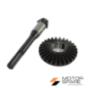 Coppia Conica Pignone Corona Motozappa MAB T4 Bonori Denti 8 28 Diametro Interno Corona 40mm