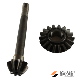 Coppia Conica Pignone Corona Motozappa MAG J72 Denti 8 18