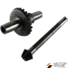 Coppia Conica Pignone Corona Albero Asse Porta Fresa Motozappa MAG J52