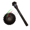 Coppia Conica Inferiore Pignone Corona Motocoltivatore Adriatica Omega Furetto Denti 8 23 Rif. Orig. 15.07.2.1010 + 15.07.1.1010