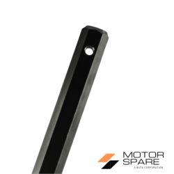 Asse Esagonale Motozappa Pasbo G72 G73 G83 Esagono 27mm Lunghezza 300mm Interasse Fori 247mm