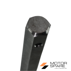 Asse Esagonale Motozappa Pasbo G72 G73 G83 Esagono 27mm Lunghezza 300mm Interasse Fori 247mm