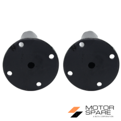 Coppia Mozzi Fissi Porta Ruota Motozappa Pasbo Brumi e Varie Marche Esagono 27mm