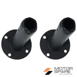 Coppia Mozzi Fissi Porta Ruota Motozappa Pasbo Brumi e Varie Marche Esagono 27mm