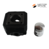 KIT CILINTRO PISTONE COMPLETO SERIE SEGMENTI MOTORE JLO CM 101 DIAMETRO 50mm Rif. Orig. 315.07.002.11