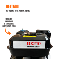 MOTORE COMPLETO CON AVVIAMENTO A STRAPPO TORO MOTORI TMHD210N