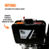 MOTORE COMPLETO DIESEL 10 HP CON AVVIAMENTO A STRAPPO TORO MOTORI TIPO YANMAR TMYD186 CONICO 23mm