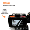 MOTORE COMPLETO DIESEL 7 HP CON AVVIAMENTO A STRAPPO TORO MOTORI TIPO YANMAR TMYD178 CONICO 23mm
