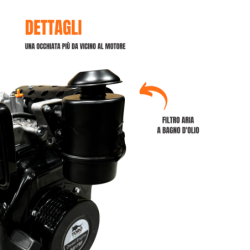 MOTORE COMPLETO DIESEL 7 HP CON AVVIAMENTO A STRAPPO TORO MOTORI TIPO YANMAR TMYD178 CONICO 23mm
