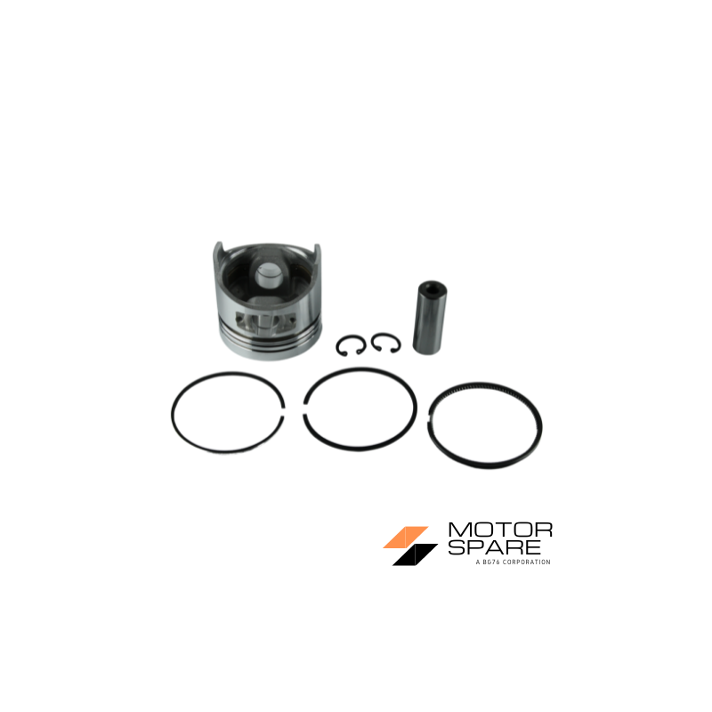 PISTONE COMPLETO SERIE SEGMENTI MOTORE YANMAR KAMA VULCAN ZANETTI E VARI MADE IN CHINA L100 LA186 STANDARD DIAMETRO 86mm