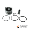 PISTONE COMPLETO SERIE SEGMENTI MOTORE YANMAR KAMA VULCAN ZANETTI E VARI MADE IN CHINA L100 LA186 STANDARD DIAMETRO 86mm