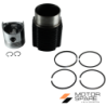 KIT CILINDRO PISTONE COMPLETO SERIE SEGMENTI MOTORE RUGGERINI RD270 RD278 RD952 DIAMETRO 95mm Rif. Orig. 00203R0680+0024920000