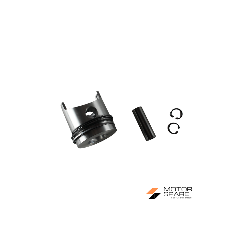 PISTONE COMPLETO SERIE SEGMENTI MOTORE RUGGERINI RD80 RD81 MC70 MC71 PRIMA MAGGIORAZIONE DIAMETRO 80,50mm Rif. Orig. 2336