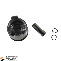 PISTONE COMPLETO SERIE SEGMENTI MOTORE RUGGERINI RD80 RD81 MC70 MC71 PRIMA MAGGIORAZIONE DIAMETRO 80,50mm Rif. Orig. 2336