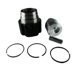 KIT CILINDRO PISTONE COMPLETO SERIE SEGMENTI MOTORE RUGGERINI RF80 RF81 CAMERA DECENTRALE Rif. Orig. 00203R0190+00A20R0770