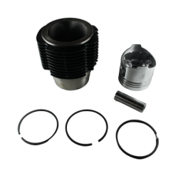 KIT CILINDRO PISTONE COMPLETO SERIE SEGMENTI MOTORE RUGGERINI RF80 RF81 CAMERA DECENTRALE Rif. Orig. 00203R0190+00A20R0770