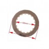 DISCHI FRIZIONE PIT BIKE - kit 3 pz frizioni 4 tempi 125cc dirt cross orion bse