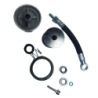 KIT SERBATOIO COMPLETO CON PIASTRA FASCETTE TAPPO SUPPORTO FILTRO NAFTA TUBO E ACCESSORI LOMBARDINI 6LD325 Rif. Orig. 8103.040