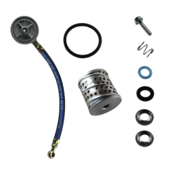 KIT SUPPORTO FILTRO NAFTA TUBO FILTRO NAFTA CON GUARNIZIONE E ACCESSORI LOMBARDINI LDA450 LDA451 LDA510 Rif. Orig. 2605.033.273