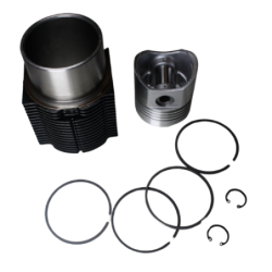 KIT CILINDRO PISTONE COMPLETO SERIE SEGMENTI MOTORE LOMBARDINI LDA670/2/3 5LD675/2/3/4 CAMERA DECENTRALE Rif. Orig. 4898.007