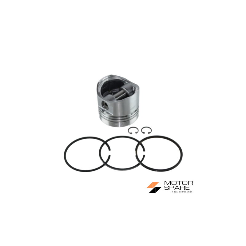 PISTONE COMPLETO SERIE SEGMENTI MOTORE LOMBARDINI 6LD400 CAMERA DECENTRALE STANDARD DIAMETRO 86mm